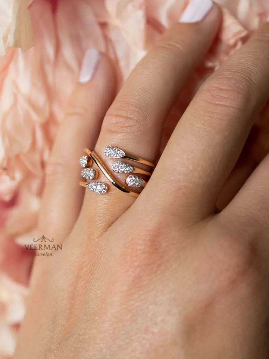 Al Coro Goccia R7561R ring + Luxe Cadeau