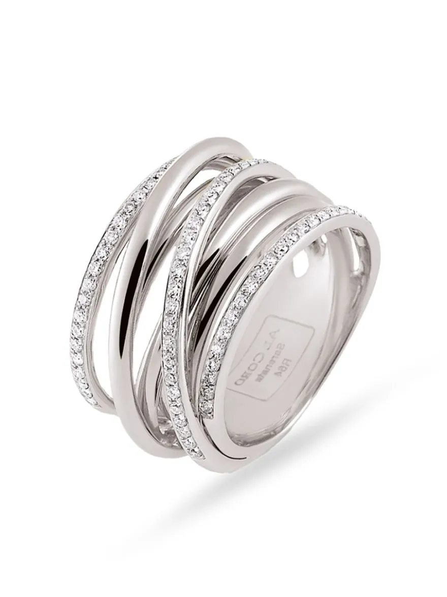 Al Coro Serenata ring witgoud R6405W+ Luxe Cadeau