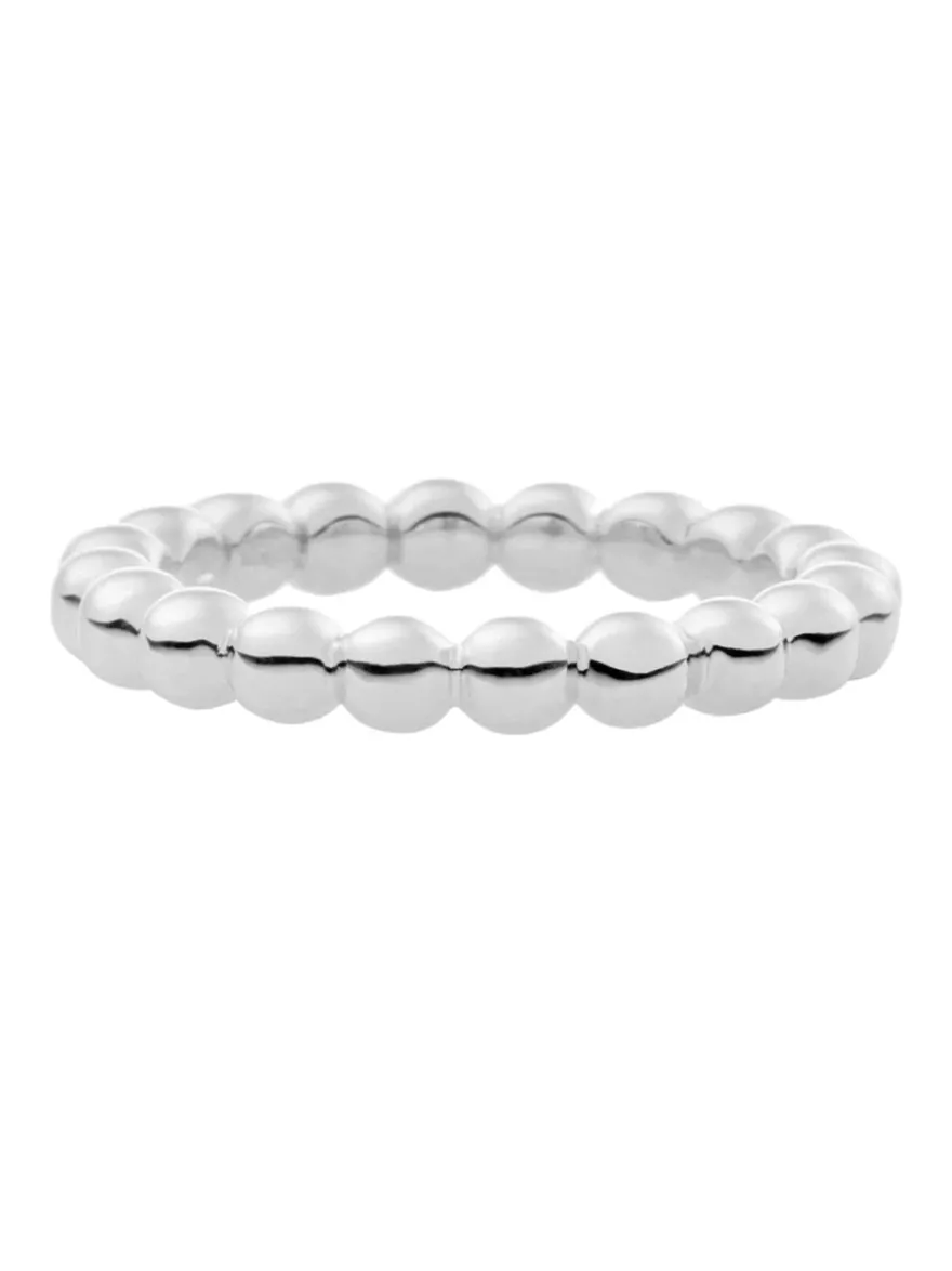 Bron aanschuifring witgouden bolletjes 8RW4612