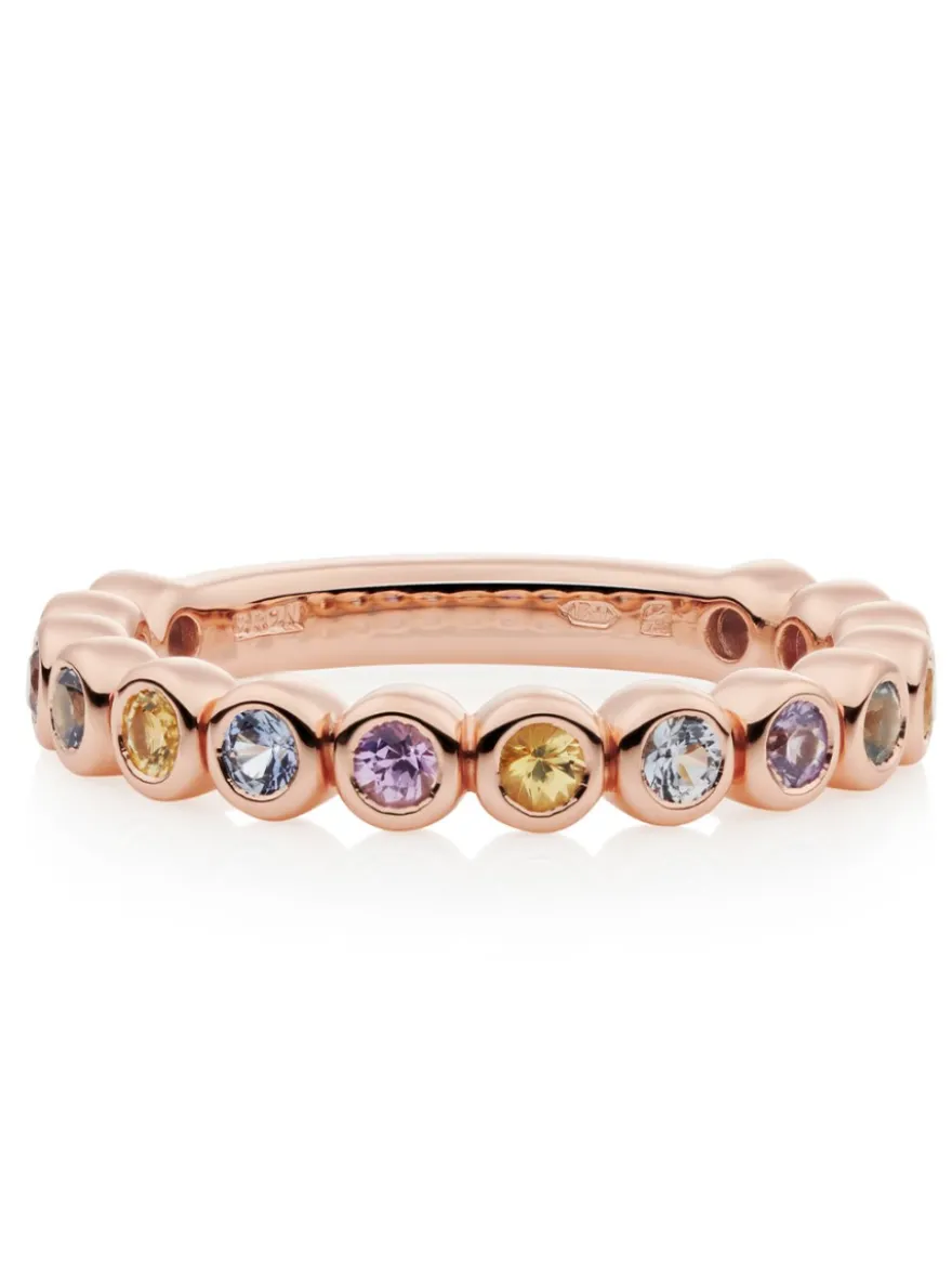 BRON Confetti ring saffier mix 8RR4893LIGHT + luxe cadeau