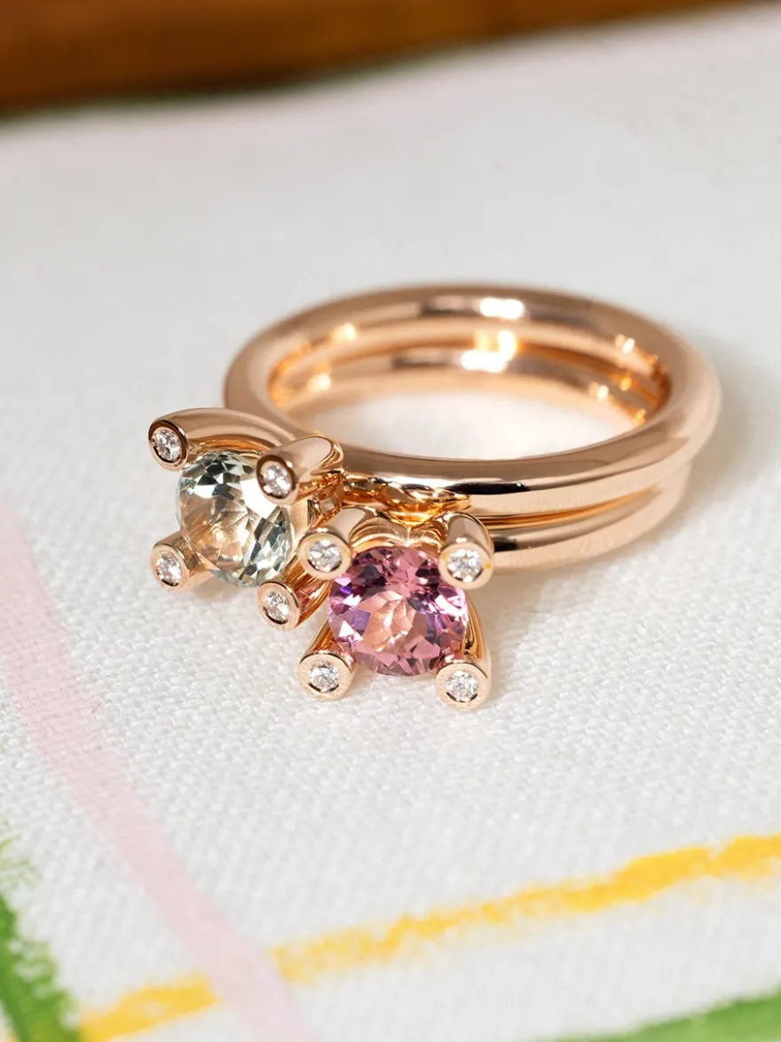 BRON ring Phlox 8RR4715RTBR + luxe cadeau