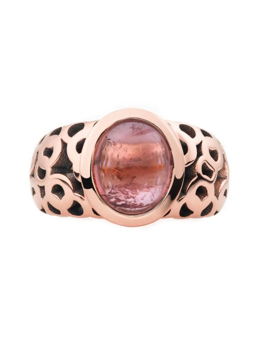 BRON ring Toujours Ajour met toermalijn + Luxe Cadeau