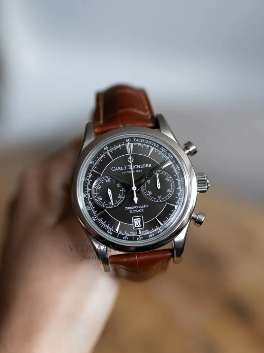Carl F. Bucherer Manero Flyback 00.10919.08.33.01 + Luxe Cadeau