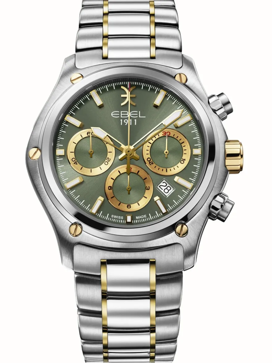 Ebel Chronograph 1911 serie 44mm 1216681 + Luxe Cadeau