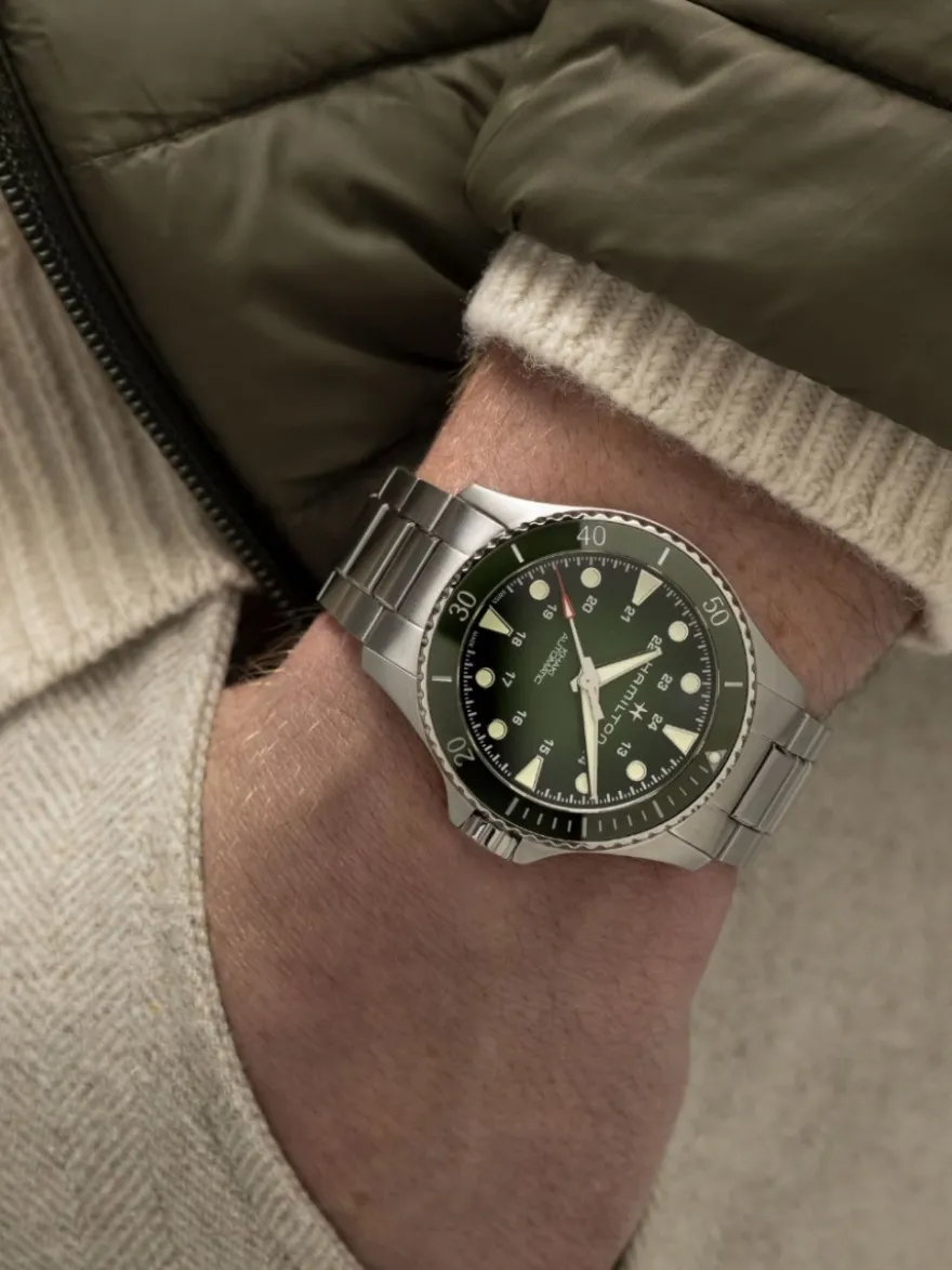 Hamilton Khaki Navy Scuba Auto H82525160 + Luxe Cadeau