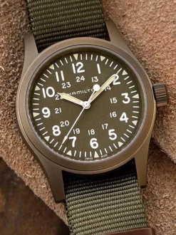 H69449961 Hamilton Khaki Field Mechanical + Luxe Cadeau