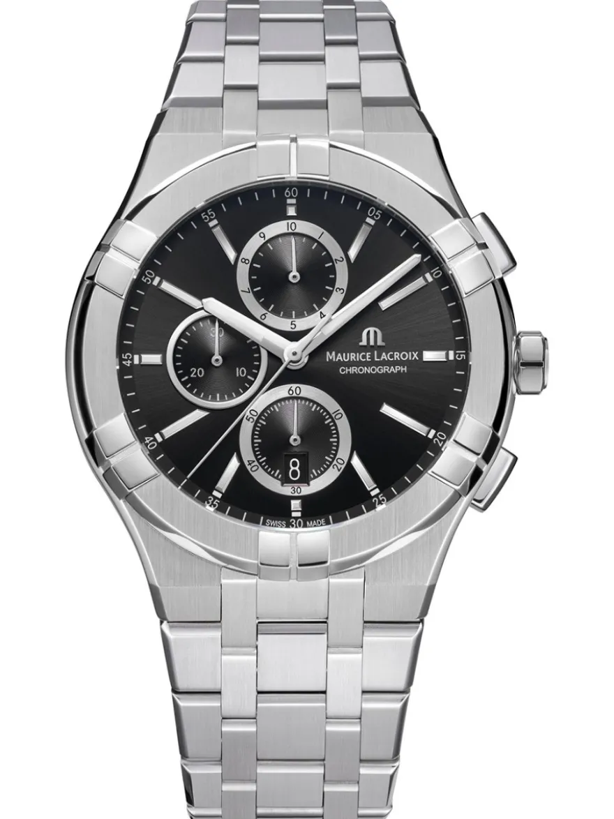 Maurice Lacroix Aikon Chronograph Quartz AI1118-SS002-330-1 + Luxe Cadeau