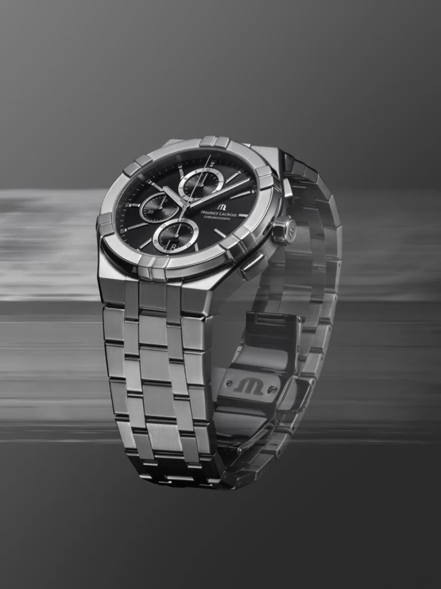 Maurice Lacroix Aikon Chronograph Quartz AI1118-SS002-330-1 + Luxe Cadeau