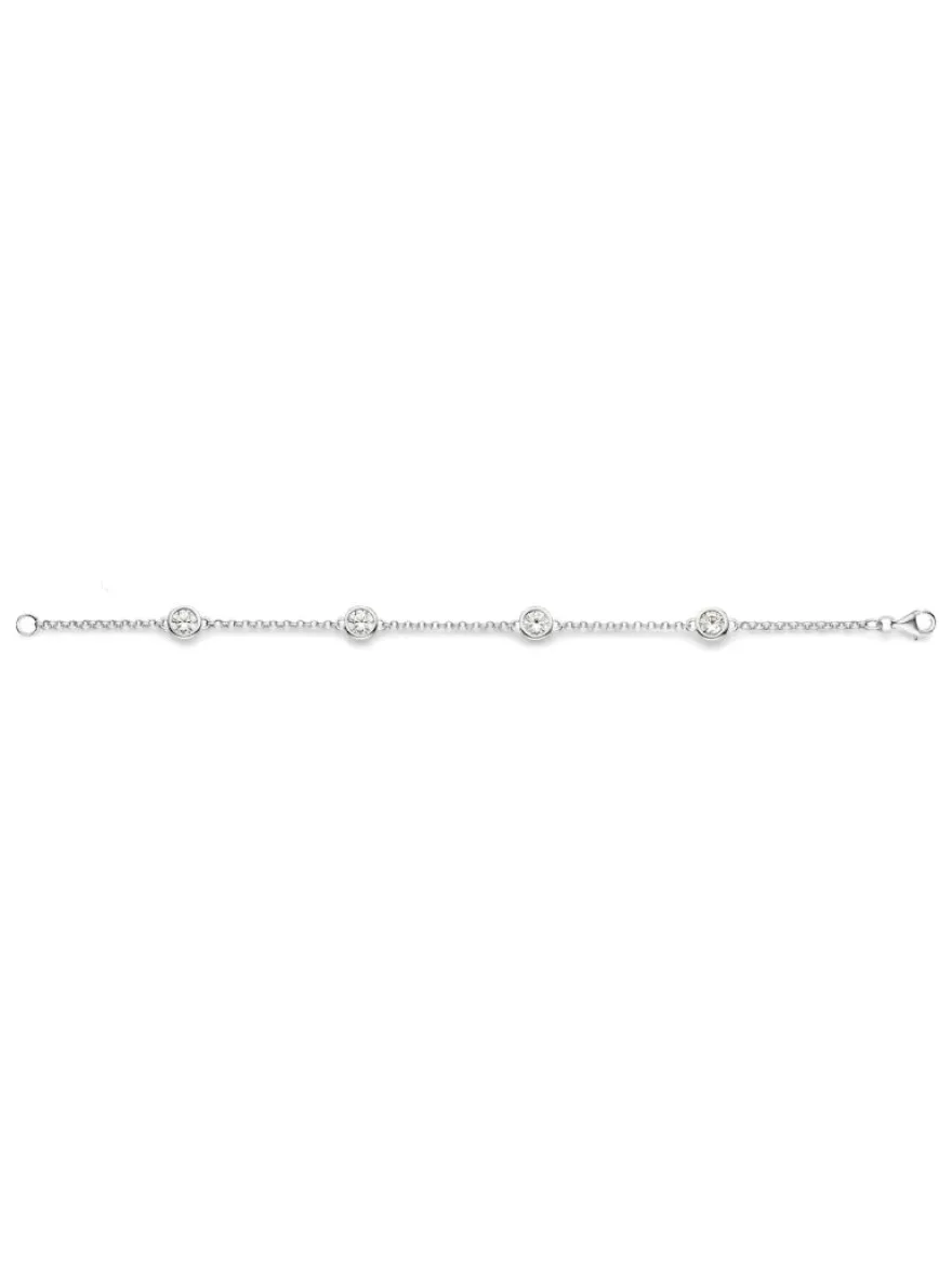 Moments armband met steentjes 25176AW | Hofleverancier